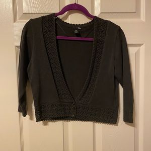 H&M cropped dress sweater